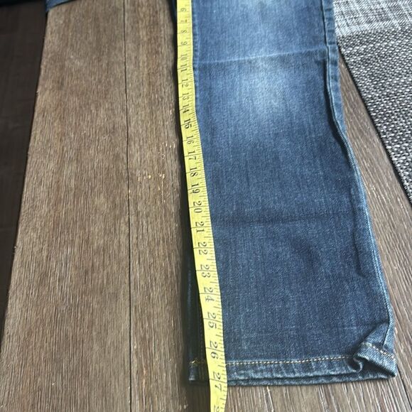 Simply Vera Vera Wang Women's Straight Cut Dark Wash Ankle Cropped Jeans - Sz 2 - Picture 10 of 11